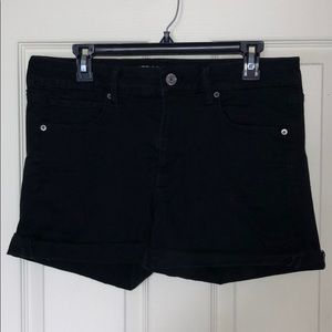 Black American Eagle Denim Shorts